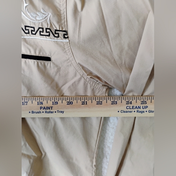 Ace of Diamonds Men's Large Western Rodeo Ranchwear Beige Button Up Long Sleeve - Picture 5 of 11